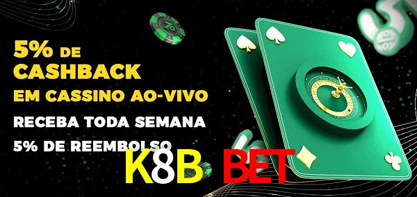 Promoções do cassino ao Vivo K8B Bet